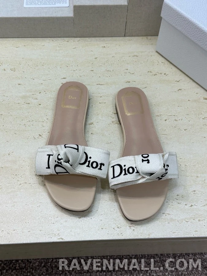 디올 디올 J'A 텍스타일 리본 플랫 샌들 상세 이미지