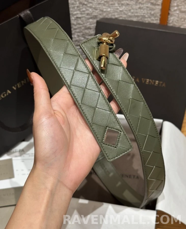 보테가베네타 보테가 베네타 매듭 버클 벨트 상세 이미지