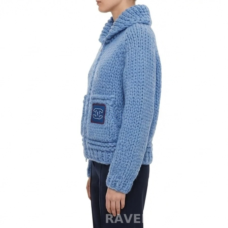 샤넬 샤넬 신상 투웨이 지퍼 카라 가디건 상세 이미지