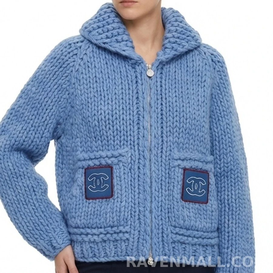 샤넬 샤넬 신상 투웨이 지퍼 카라 가디건 상세 이미지