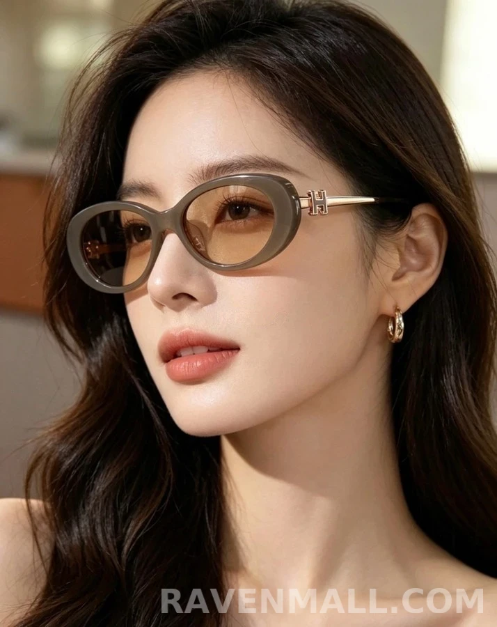 에르메스 에르메스 오벌 프레임 선글라스 상세 이미지