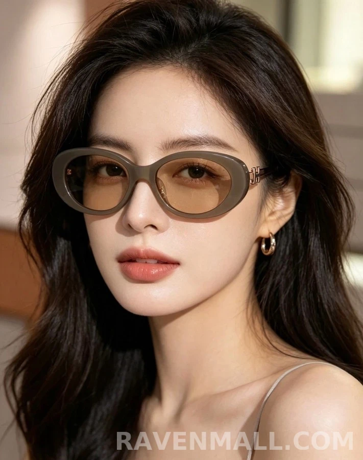 에르메스 에르메스 오벌 프레임 선글라스 상세 이미지