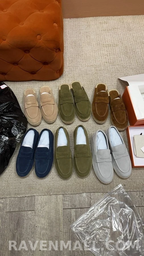에르메스 에르메스 스웨이드 로퍼 에스파드리유 상세 이미지