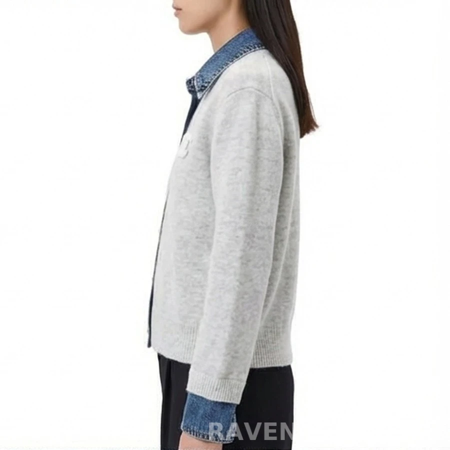 샤넬 샤넬 25 데님 트리밍 가디건 상세 이미지