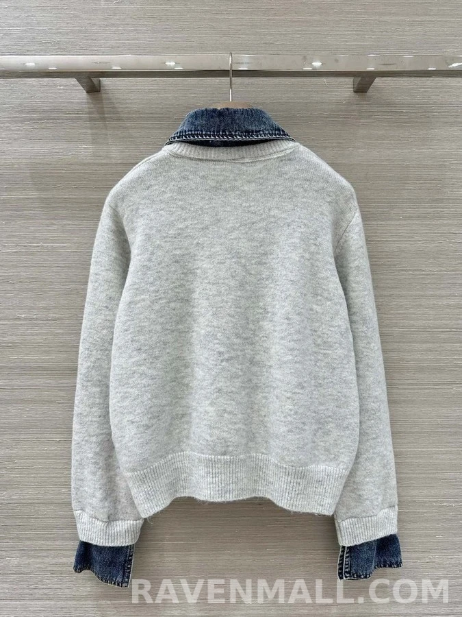 샤넬 샤넬 25 데님 트리밍 가디건 상세 이미지