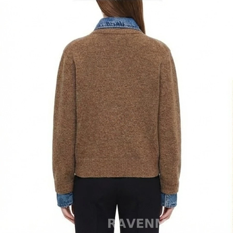 샤넬 샤넬 25 데님 트림 니트 가디건 상세 이미지