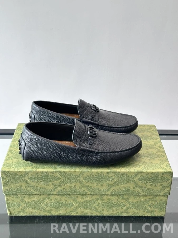 구찌 구찌 로고 가죽 로퍼 상세 이미지