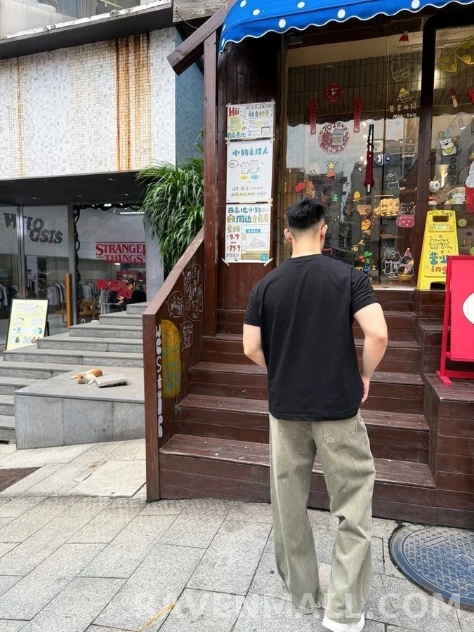 아크네 스튜디오 아크네 스튜디오 페인트 스플래터 드로스트링 와이드 팬츠 상세 이미지