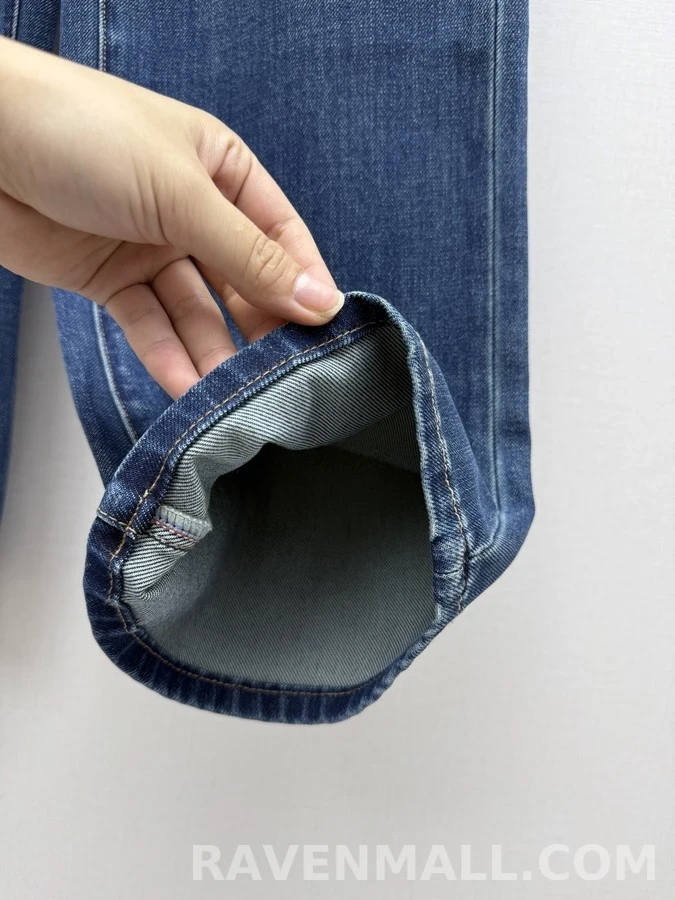 비비안 웨스트우드 비비안 웨스트우드 오브 자수 와이드 데님 팬츠 상세 이미지