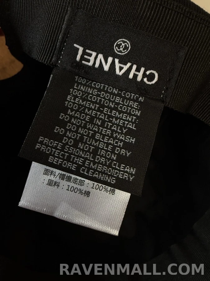 샤넬 샤넬 더블 C 자수 볼캡 상세 이미지