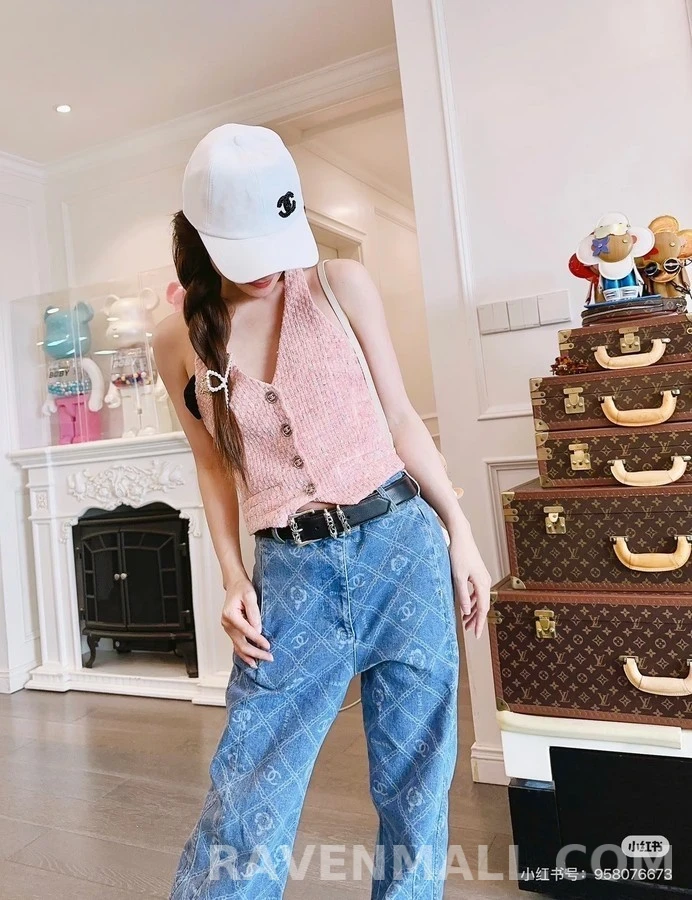 샤넬 샤넬 더블 C 자수 볼캡 상세 이미지