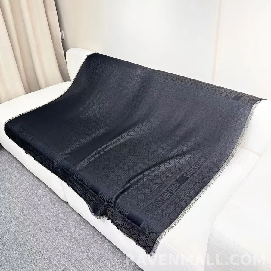 디올 디올 까나쥬 패턴 스카프 상세 이미지