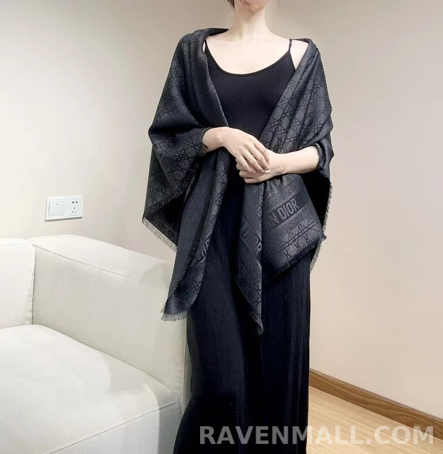 디올 디올 까나쥬 패턴 스카프 상세 이미지