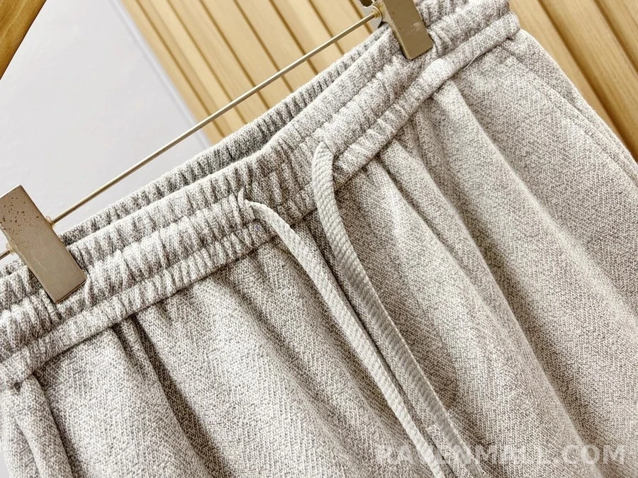 브루넬로 쿠치넬리 브루넬로 쿠치넬리 울 스트레이트핏 트레이닝 팬츠 상세 이미지