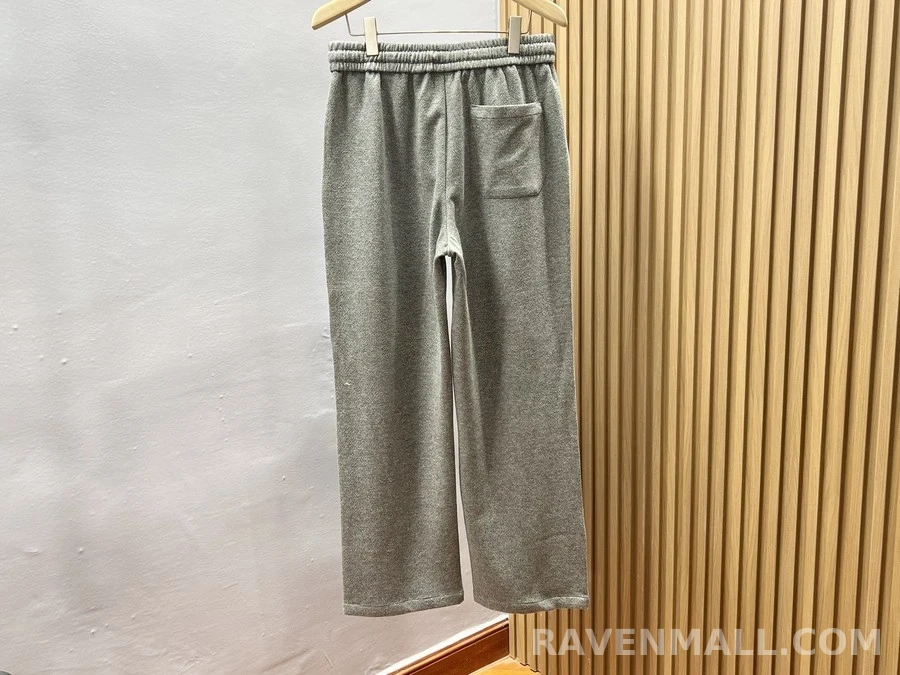 브루넬로 쿠치넬리 브루넬로 쿠치넬리 울 스트레이트핏 트레이닝 팬츠 상세 이미지