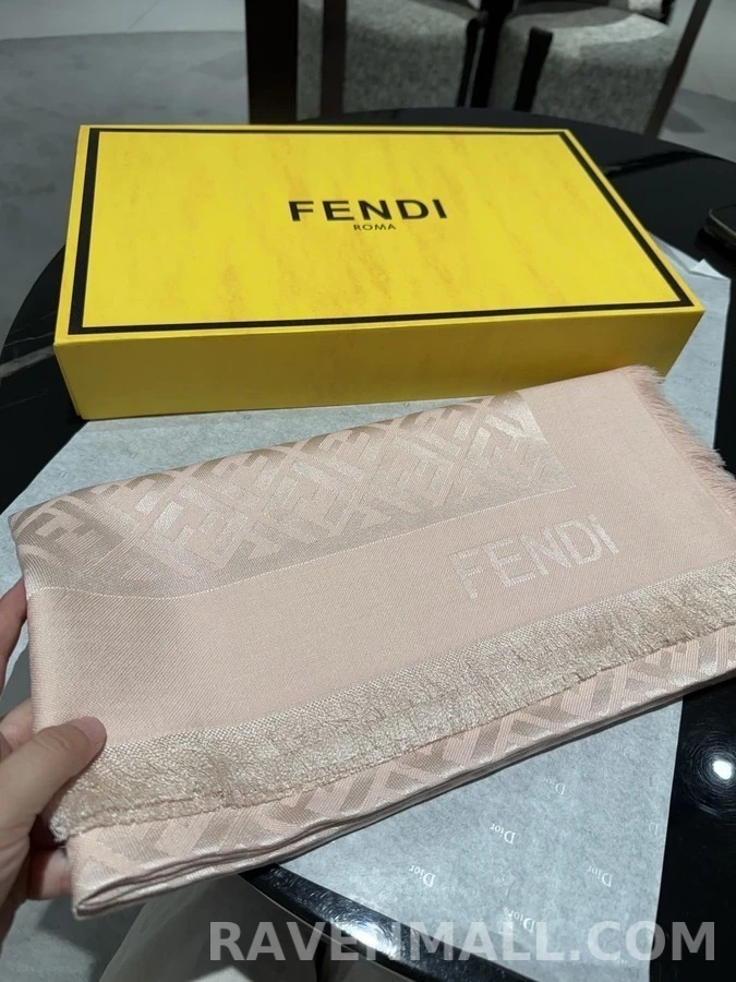 펜디 펜디 자카드 스카프 상세 이미지