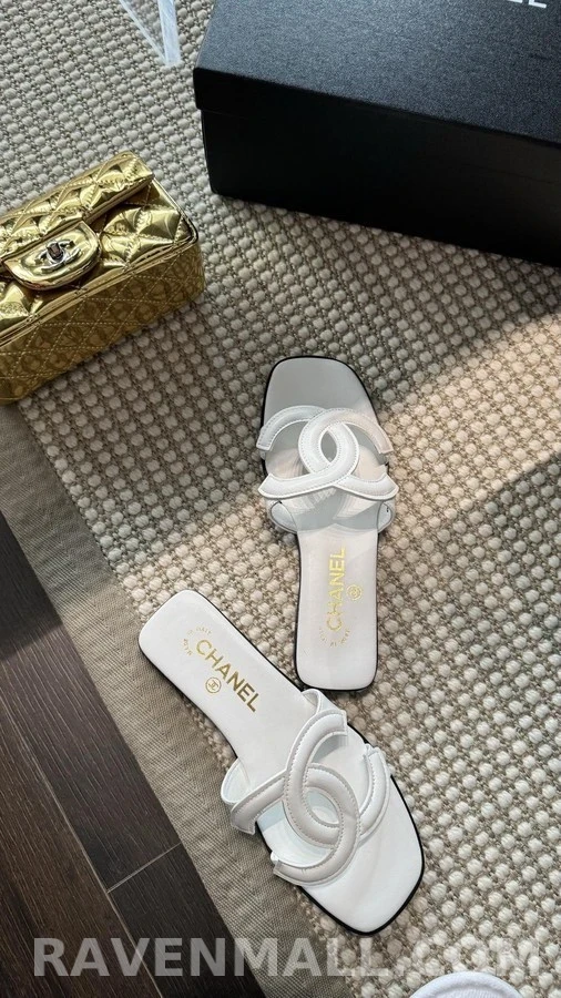 샤넬 샤넬 더블 C 로고 샌들 상세 이미지