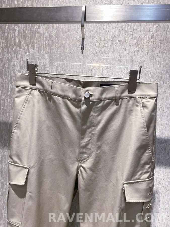 루이비통 루이비통 네잎클로버 자수 카고 팬츠 상세 이미지