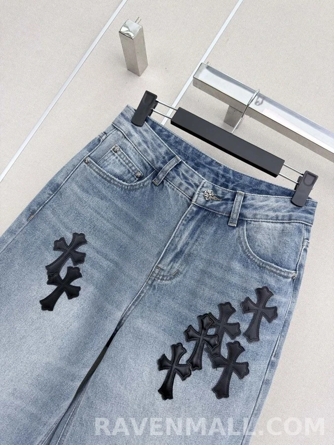 크롬하츠 크롬하츠 크로스 워싱 데님 팬츠 상세 이미지