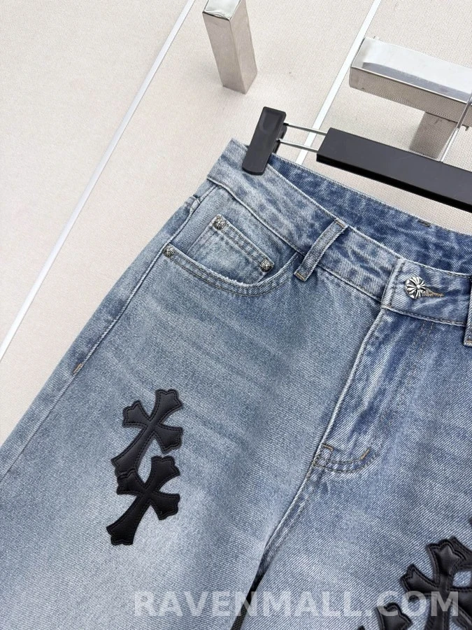 크롬하츠 크롬하츠 크로스 워싱 데님 팬츠 상세 이미지