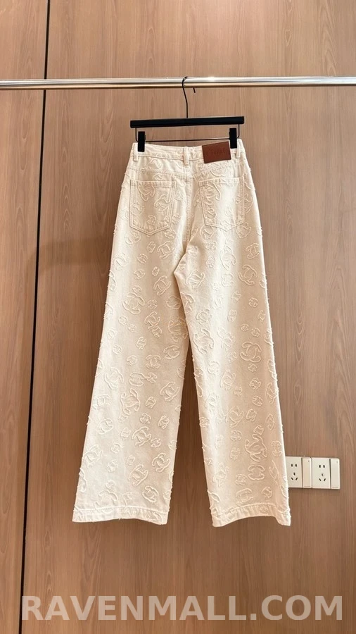 샤넬 샤넬 입체 더블 C 데님 팬츠 상세 이미지