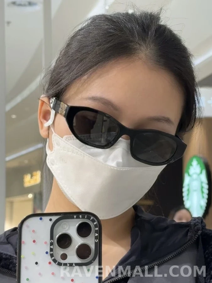 미우미우 미우미우 로고 캣아이 선글라스 상세 이미지