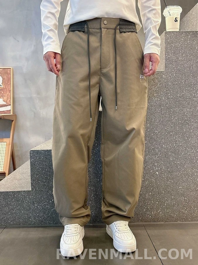 로에베 로에베 아나그램 자수 드로스트링 팬츠 상세 이미지