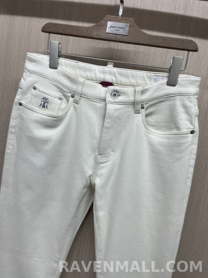 브루넬로 쿠치넬리 브루넬로 쿠치넬리 기모 스트레이트 데님 상세 이미지
