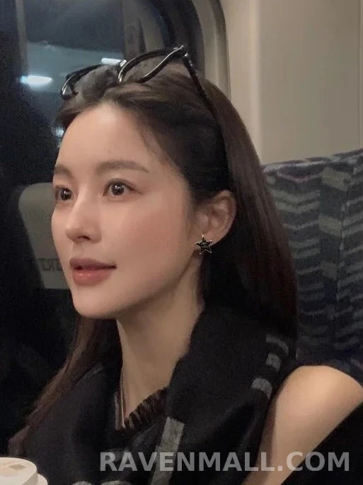 샤넬 샤넬 에나멜 스타 귀걸이 상세 이미지