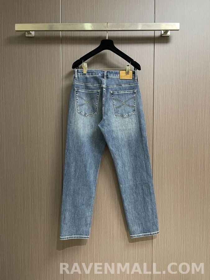 버버리 버버리 베어 자수 데님 팬츠 상세 이미지