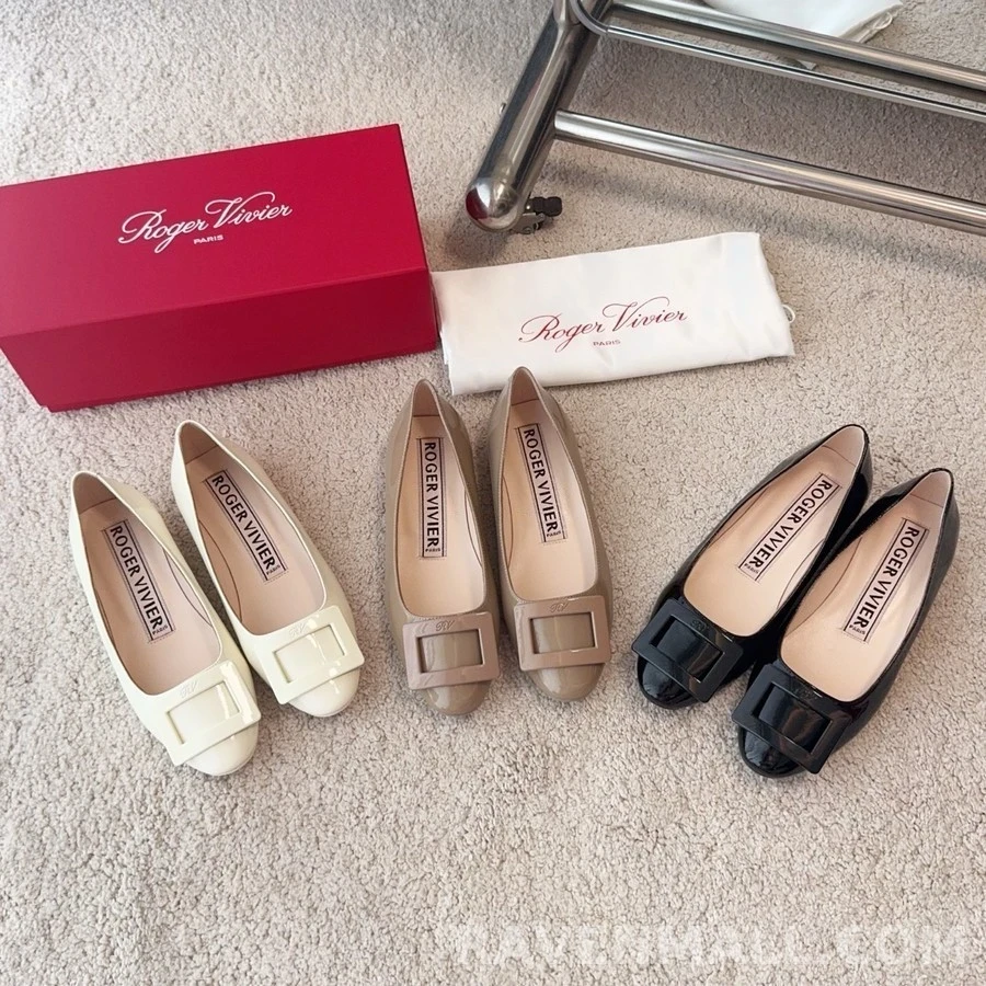 로저 비비에 로저비비에 스퀘어 버클 플랫 슈즈 상세 이미지