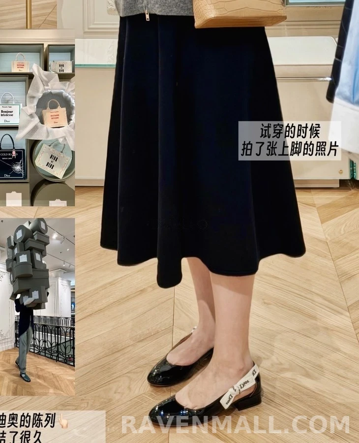 디올 디올 J'A 리본 블록힐 상세 이미지