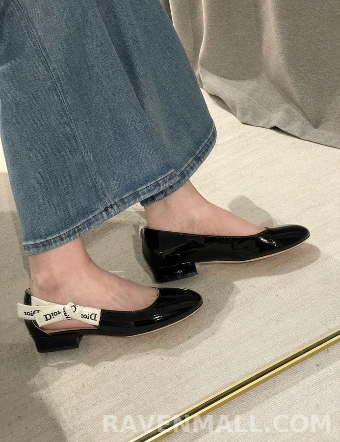디올 디올 J'A 리본 블록힐 상세 이미지