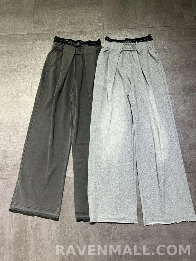 알렉산더 왕 알렉산더 왕 워싱 와이드핏 트레이닝 팬츠 상세 이미지