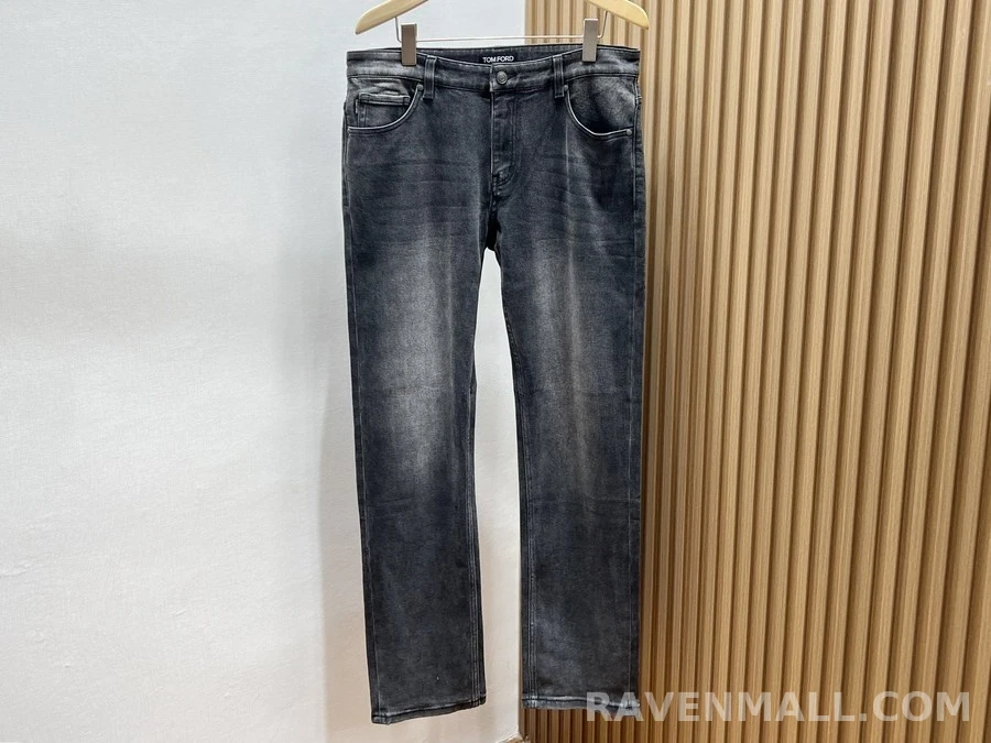 톰포드 톰포드 워시드 데님 팬츠 상세 이미지