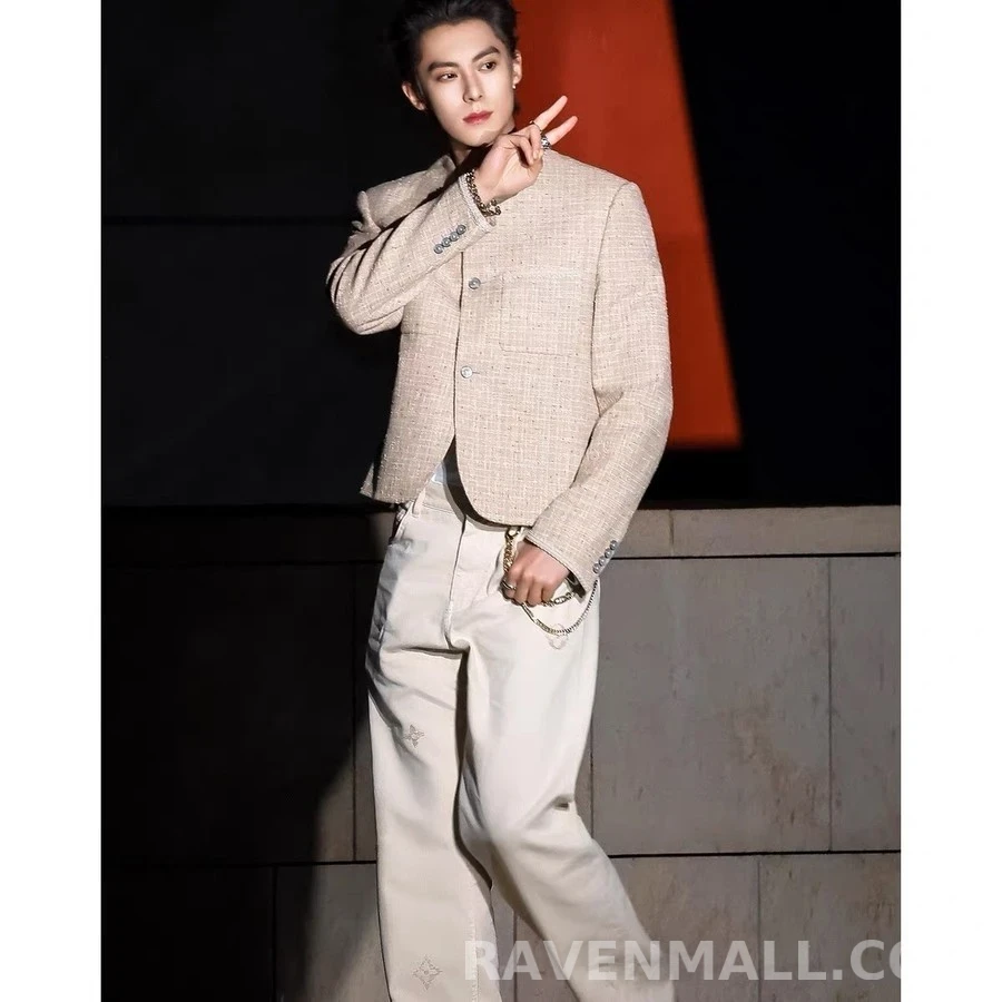 루이비통 루이비통 모노그램 자수 데님 팬츠 상세 이미지