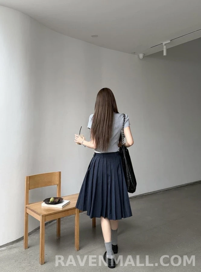 미우미우 미우미우 플리츠 스커트 상세 이미지