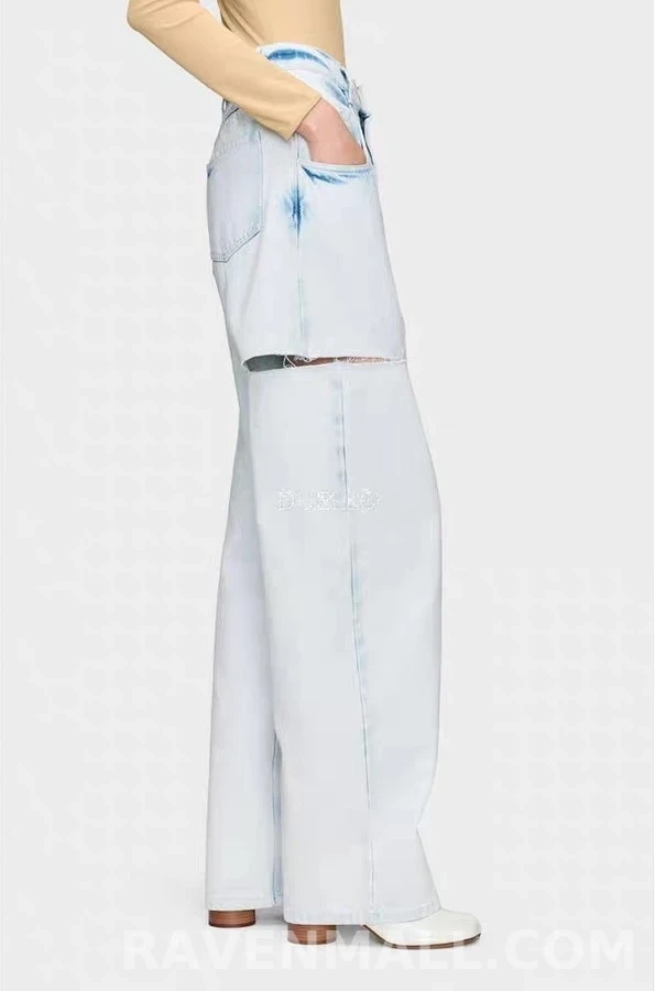 메종 마르지엘라 메종마르지엘라 칼컷 데미지 데님 팬츠 상세 이미지