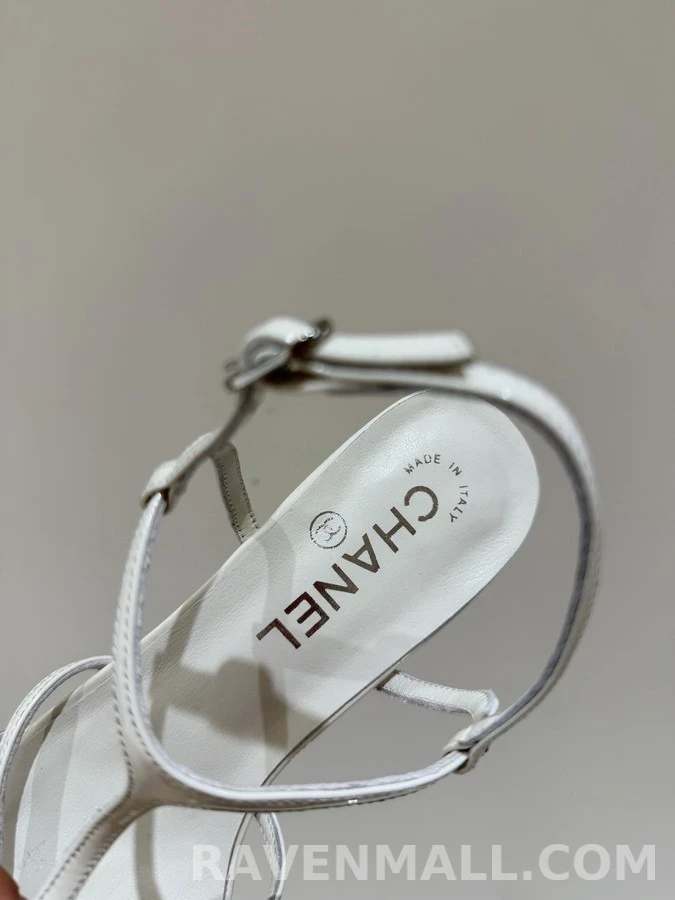 샤넬 샤넬 진주굽 스트랩 샌들 상세 이미지