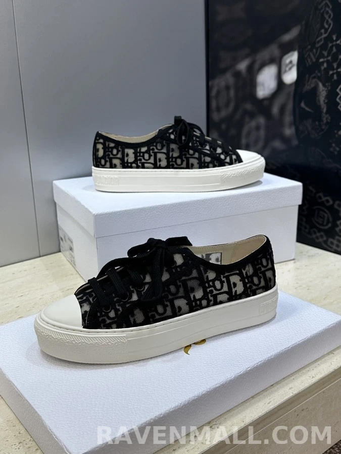 디올 디올 오블리크 자카드 플랫폼 스니커즈 상세 이미지