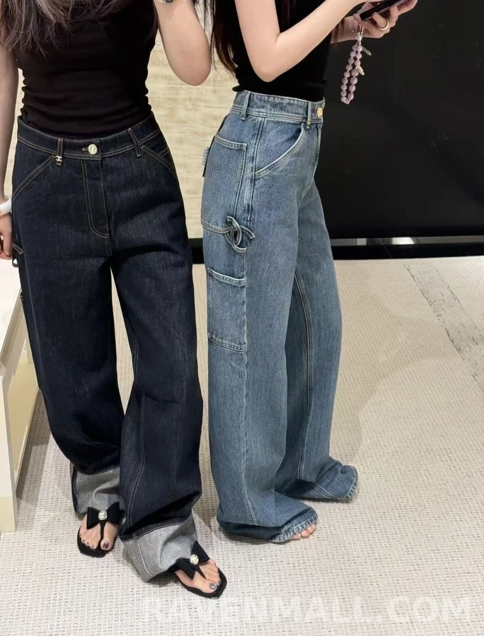 샤넬 샤넬 로고 카펜터 데님 팬츠 상세 이미지