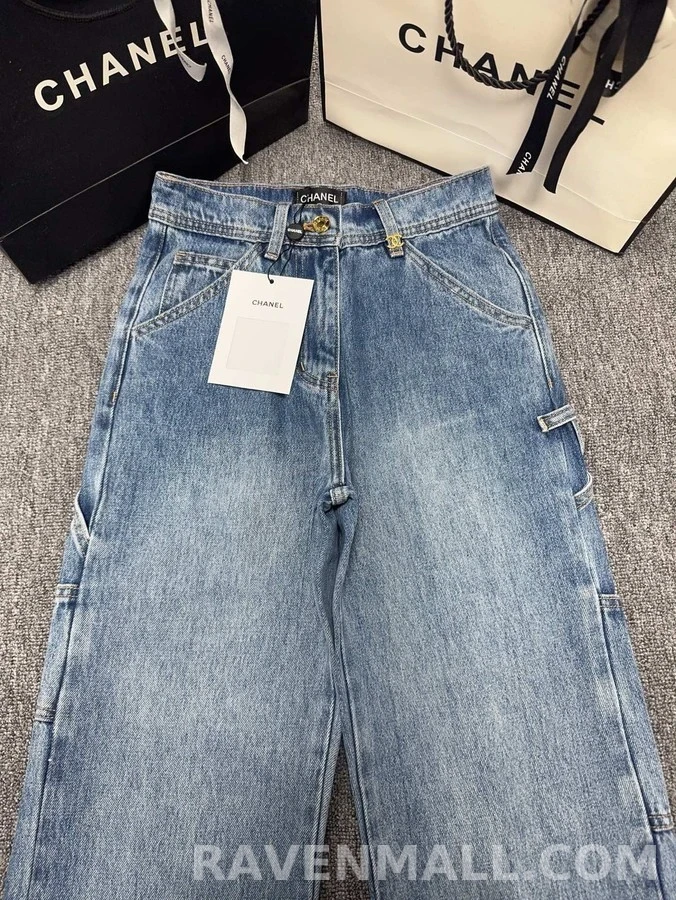 샤넬 샤넬 라이트 워크웨어 데님 팬츠 상세 이미지