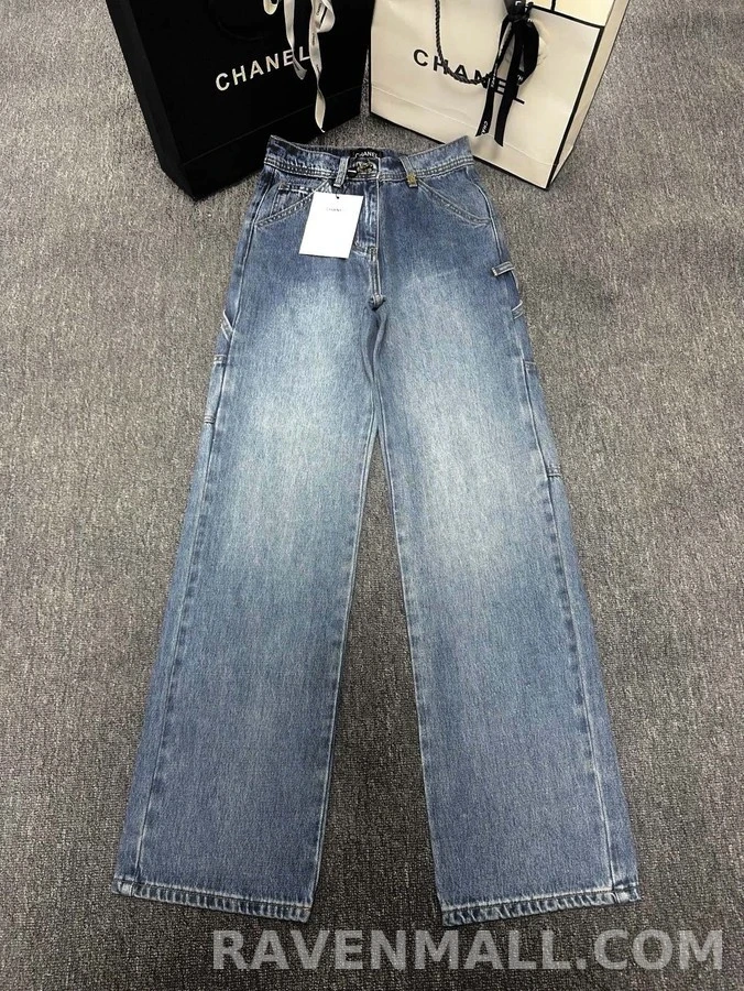 샤넬 샤넬 라이트 워크웨어 데님 팬츠 상세 이미지
