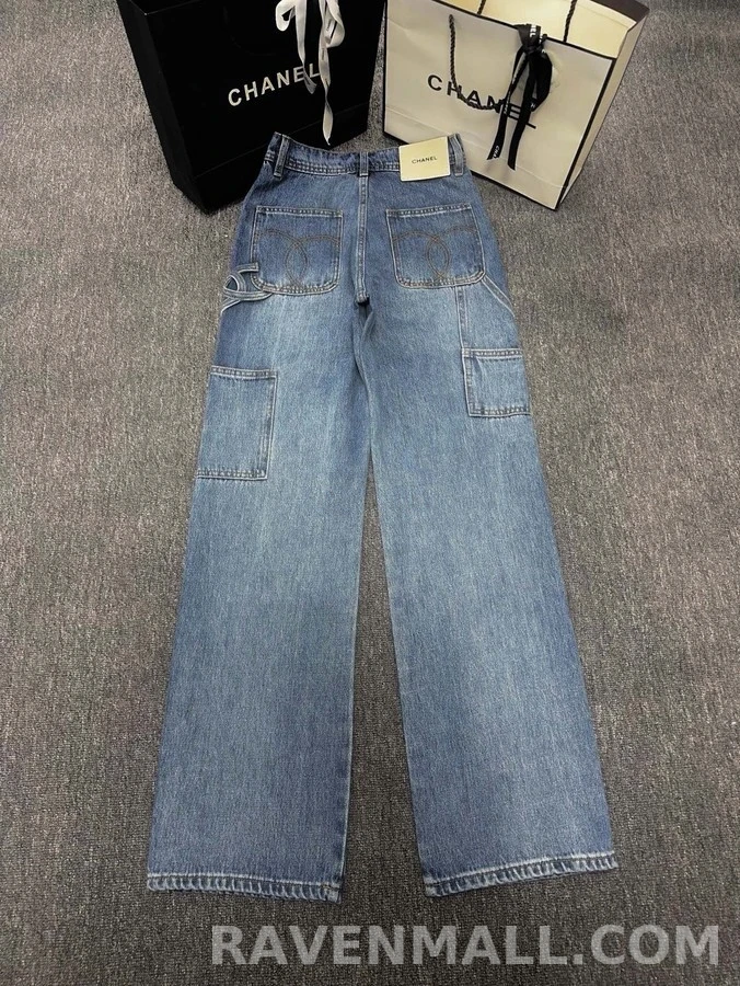 샤넬 샤넬 라이트 워크웨어 데님 팬츠 상세 이미지