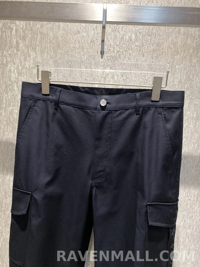 루이비통 루이비통 네잎클로버 자수 카고 팬츠 상세 이미지