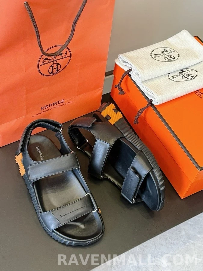 에르메스 에르메스 청키솔 레더 샌들 상세 이미지