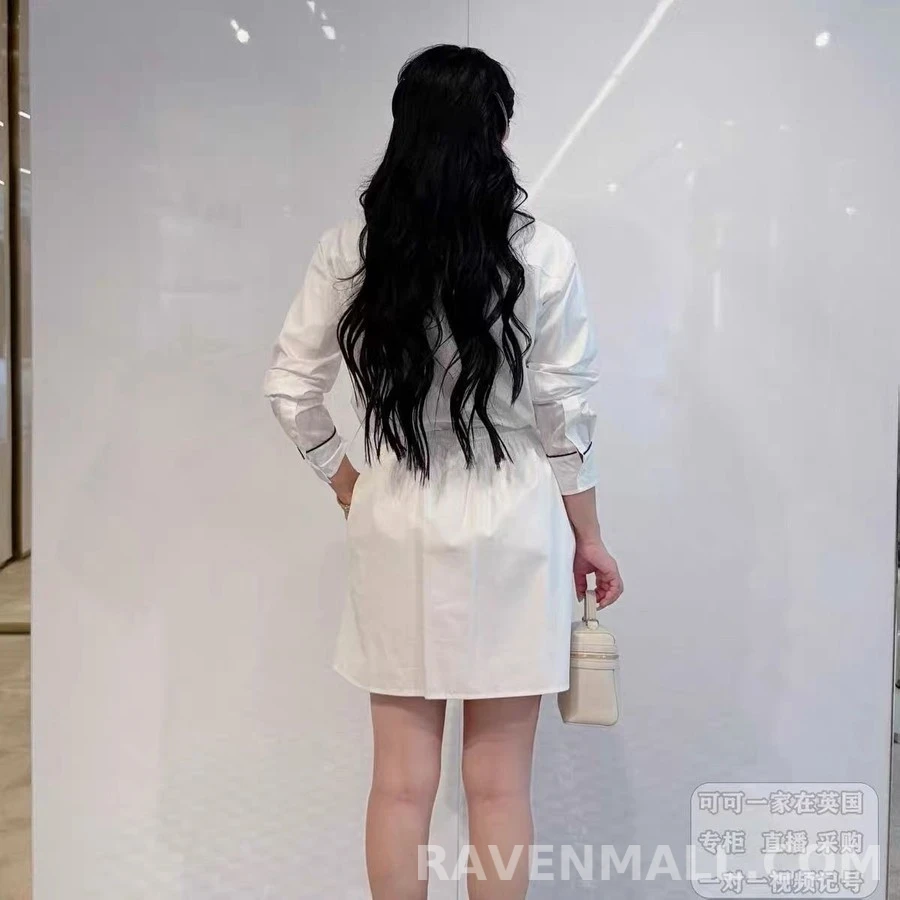 버버리 버버리 드로스트링 자수 숏 스커트 상세 이미지