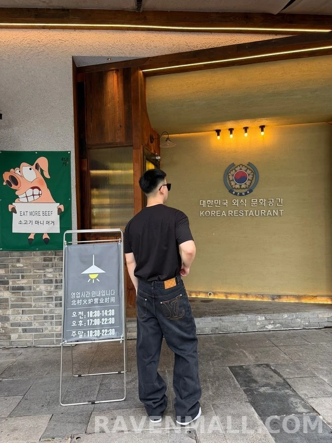 루이비통 루이비통 로고 데님 팬츠 상세 이미지
