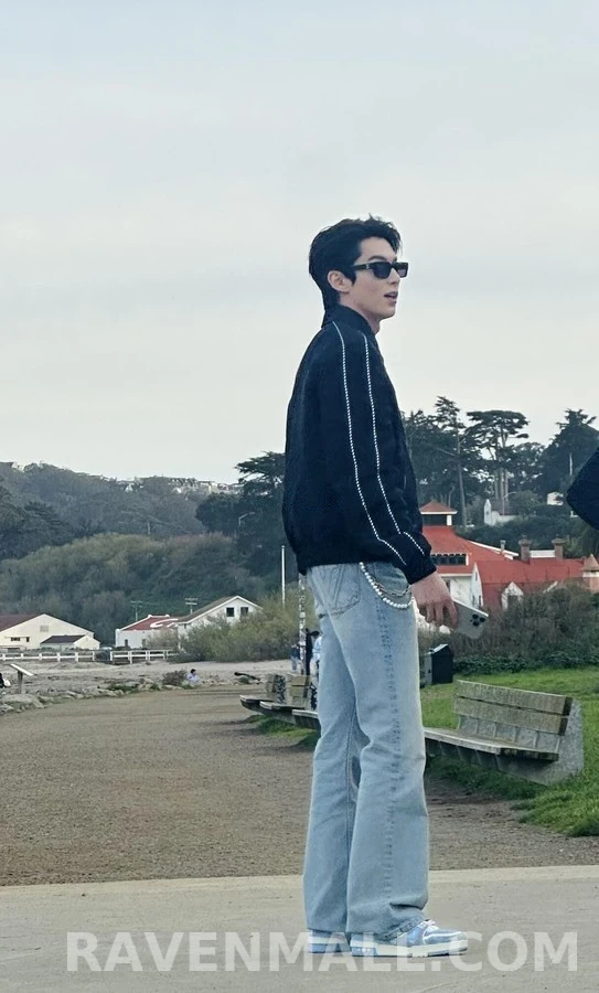 루이비통 루이비통 워싱 와이드 데님 팬츠 상세 이미지