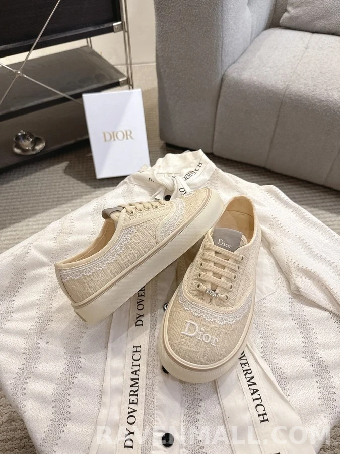 디올 디올 오블리크 레이스 캔버스 스니커즈 상세 이미지